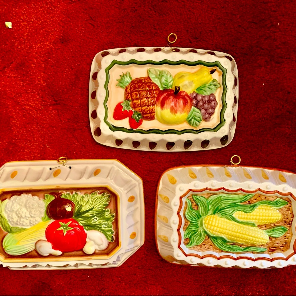 Gailstyn Sutton Ceramic Kitchen Molds Mint lot of 3